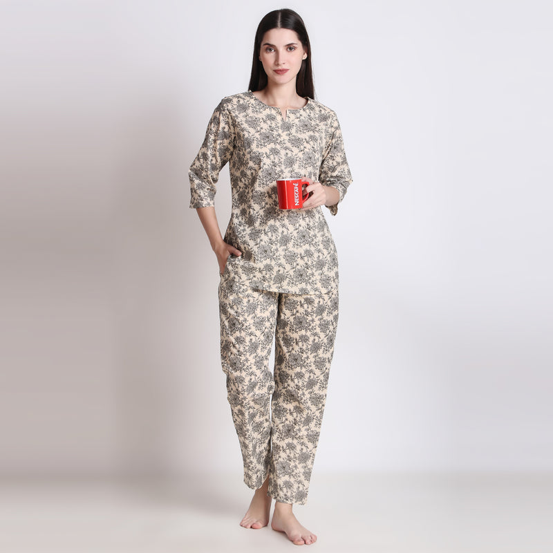 Ichaa Pure Cotton Night Suit