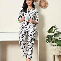 Premium Rayon Printed Night Suit