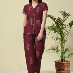 Premium Rayon Printed Night Suit