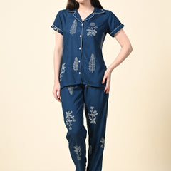 Premium Rayon Printed Night Suit
