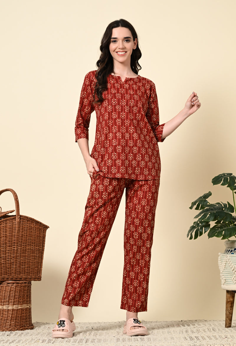 Ichaa Pure Cotton Night Suit
