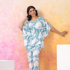 Premium Rayon Printed Night Suit