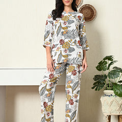 Premium Rayon Printed Night Suit