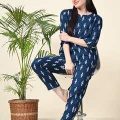 Premium Rayon Printed Night Suit