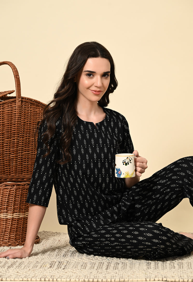 Ichaa Pure Cotton Night Suit