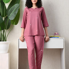 Premium Rayon Printed Night Suit
