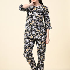 Premium Rayon Printed Night Suit