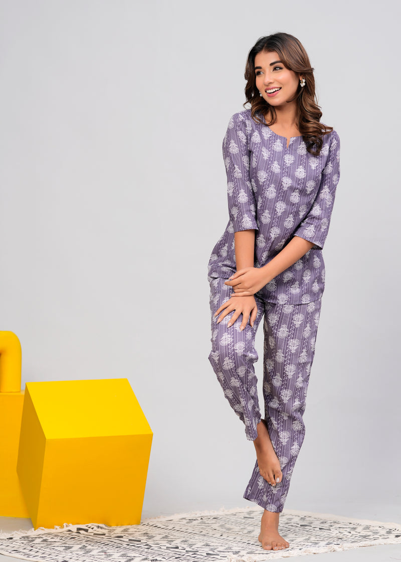 Ichaa Pure Cotton Night Suit