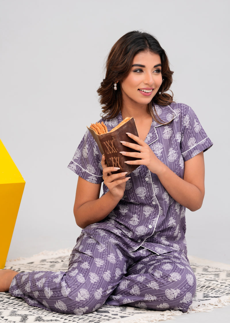 Ichaa Pure Cotton Night Suit