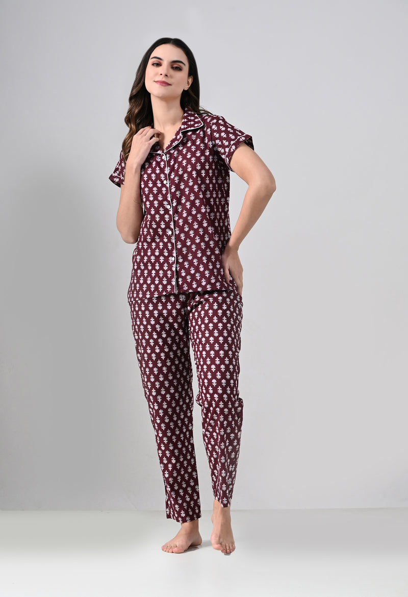 Ichaa Pure Cotton Night Suit