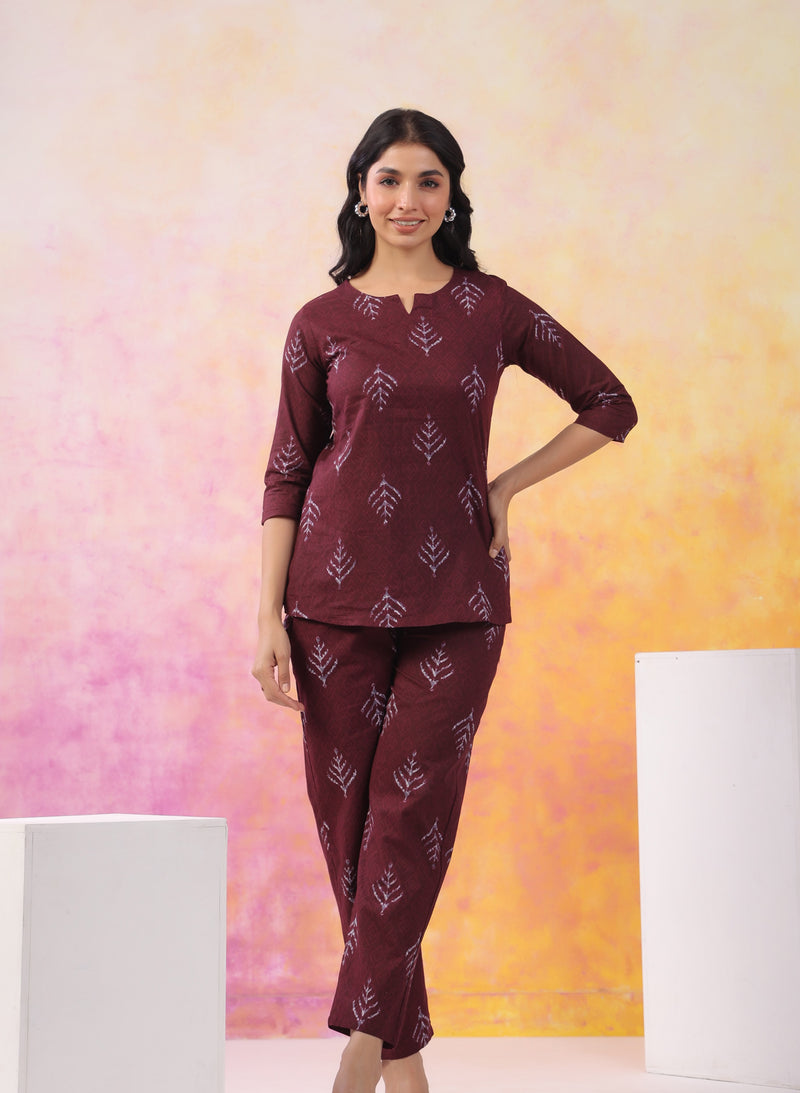 Ichaa Pure Cotton Night Suit