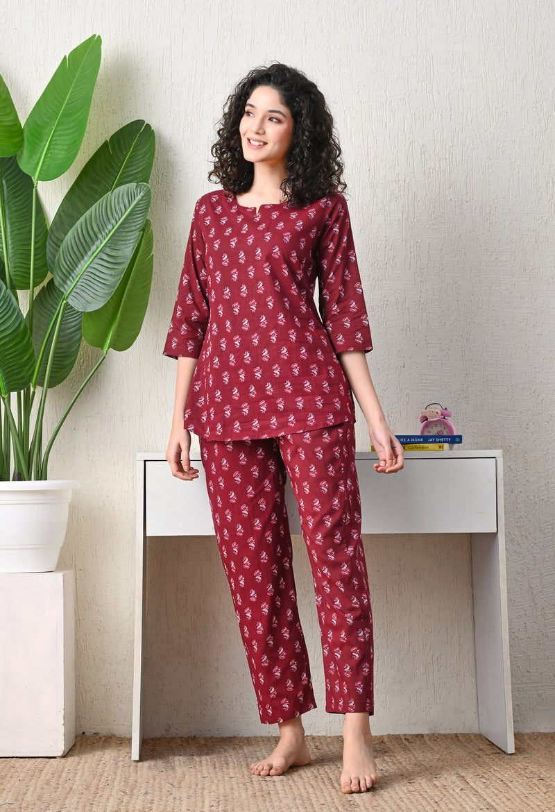 Ichaa Pure Cotton Night Suit
