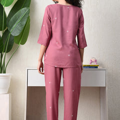 Premium Rayon Printed Night Suit