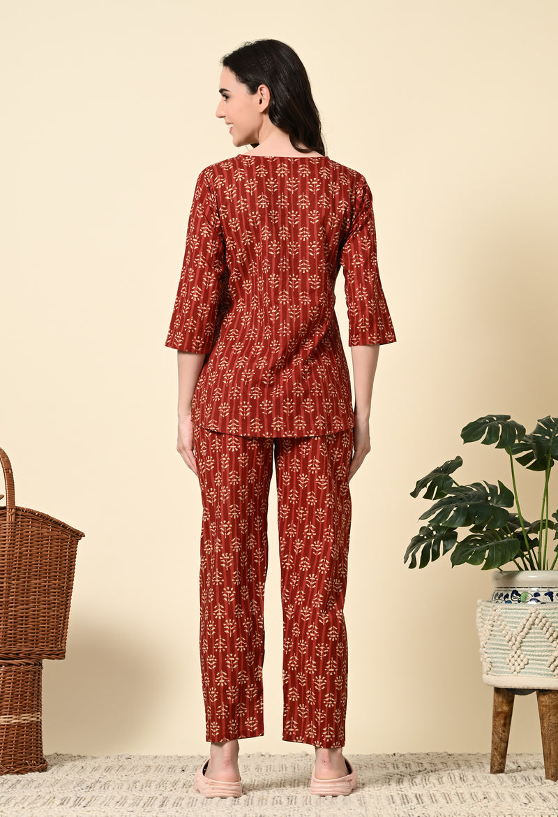 Ichaa Pure Cotton Night Suit
