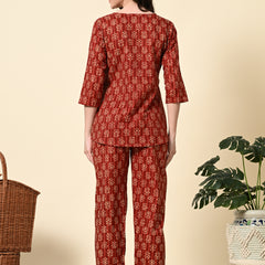 Ichaa Pure Cotton Night Suit
