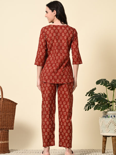 Ichaa Pure Cotton Night Suit