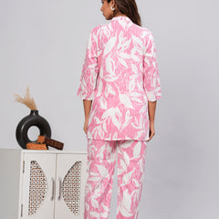 Ichaa Collar-Style Rayon Night Suit