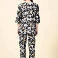 Premium Rayon Printed Night Suit
