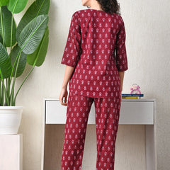 Ichaa Pure Cotton Night Suit