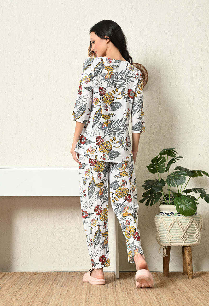 Premium Rayon Printed Night Suit