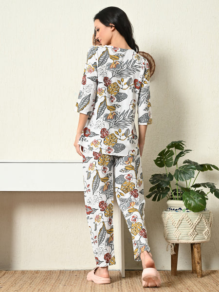 Premium Rayon Printed Night Suit