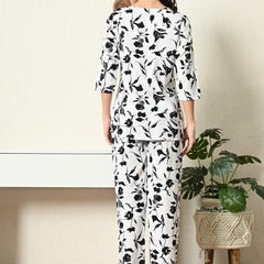 Premium Rayon Printed Night Suit