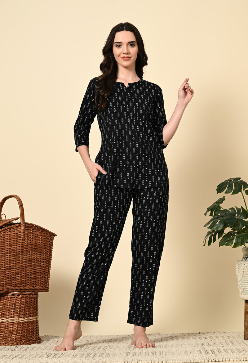 Ichaa Pure Cotton Night Suit