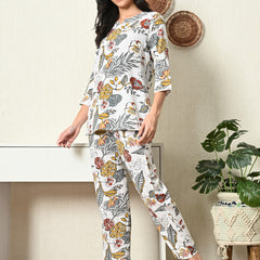 Premium Rayon Printed Night Suit