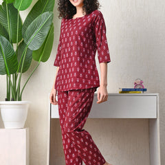 Ichaa Pure Cotton Night Suit