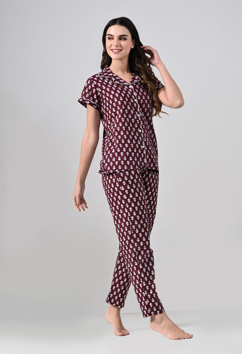 Ichaa Pure Cotton Night Suit