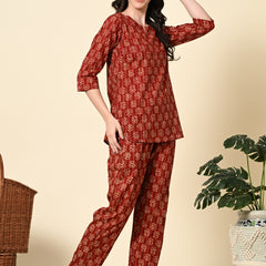 Ichaa Pure Cotton Night Suit