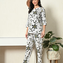 Premium Rayon Printed Night Suit