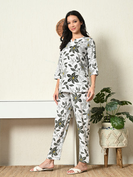 Premium Rayon Printed Night Suit