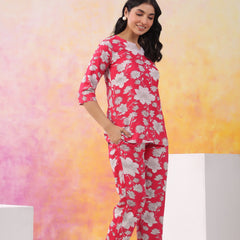 Premium Rayon Printed Night Suit
