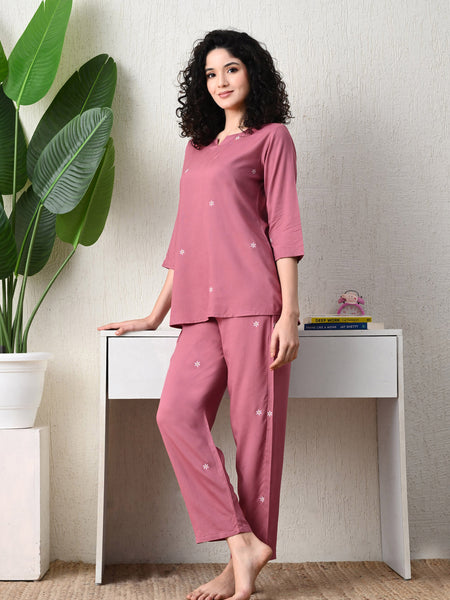 Premium Rayon Printed Night Suit