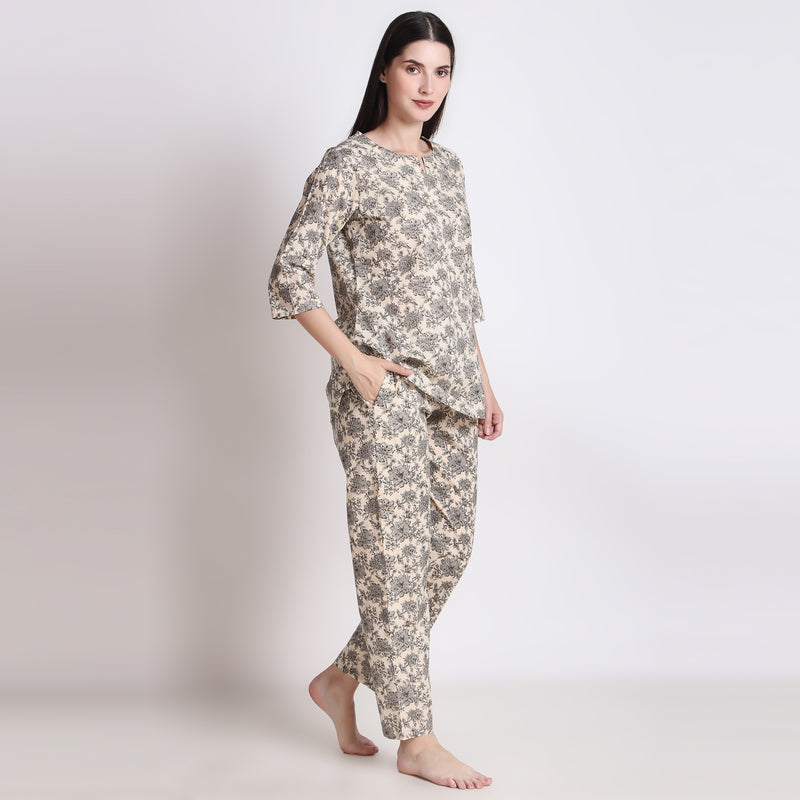Ichaa Pure Cotton Night Suit