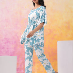 Premium Rayon Printed Night Suit