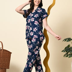 Premium Rayon Printed Night Suit