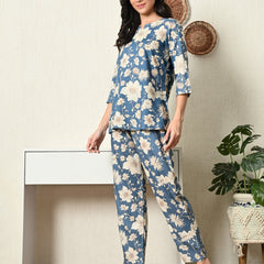 Premium Rayon Printed Night Suit