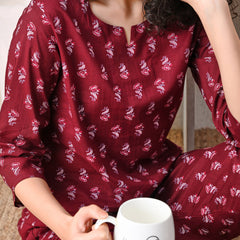Ichaa Pure Cotton Night Suit