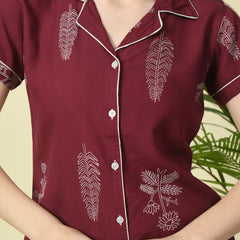 Premium Rayon Printed Night Suit