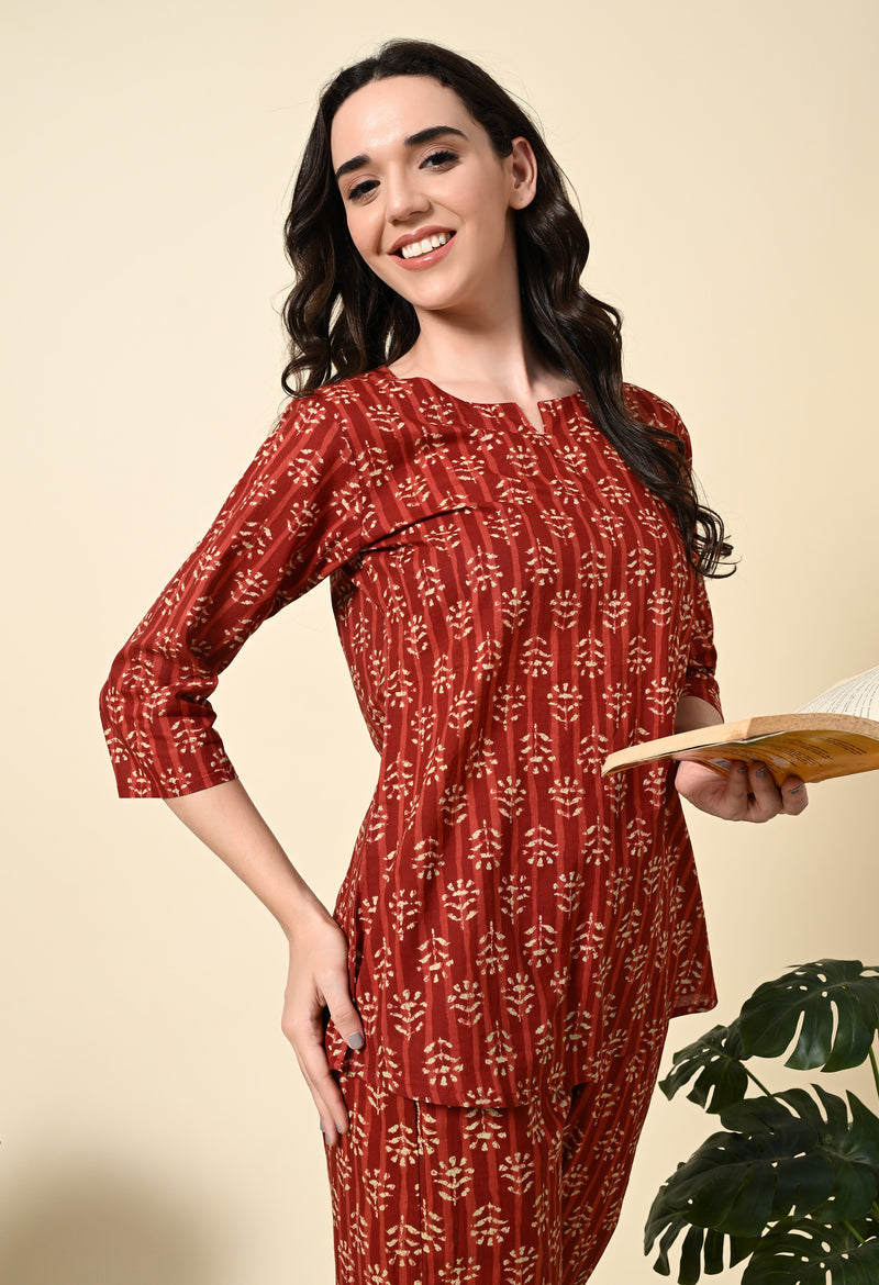 Ichaa Pure Cotton Night Suit