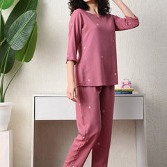 Premium Rayon Printed Night Suit