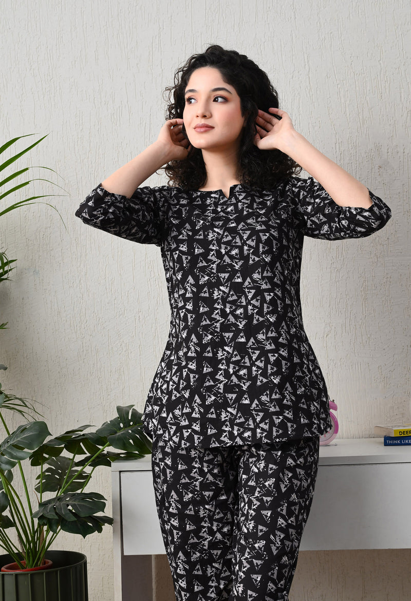 Ichaa Pure Cotton Night Suit