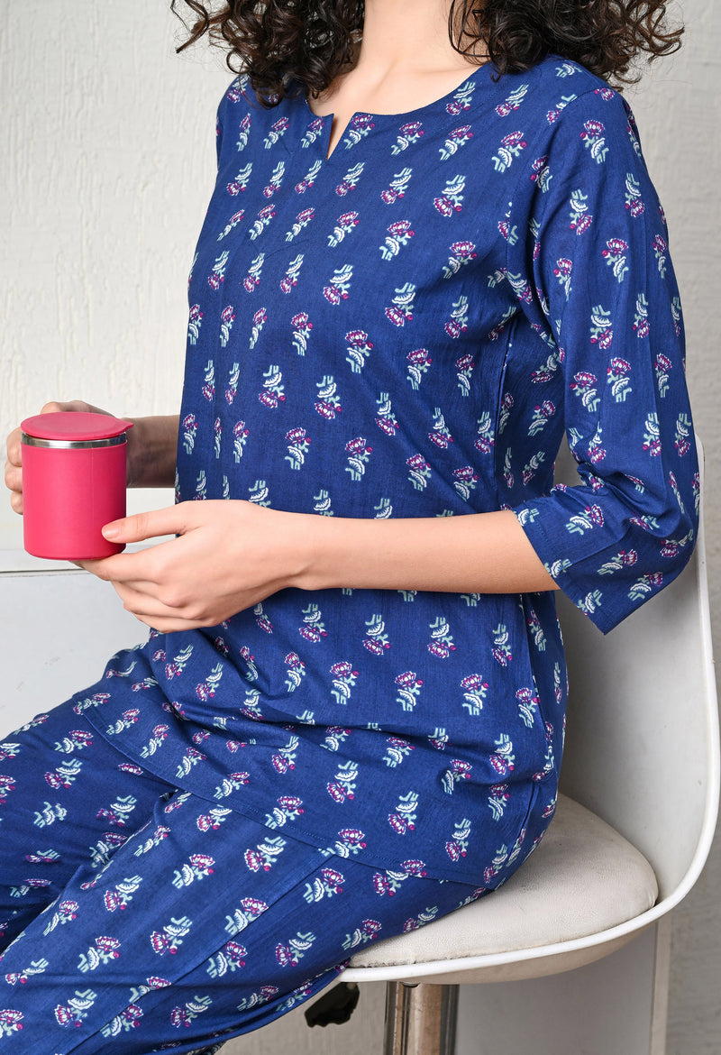 Ichaa Pure Cotton Night Suit