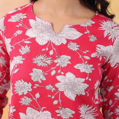 Premium Rayon Printed Night Suit