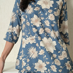 Premium Rayon Printed Night Suit