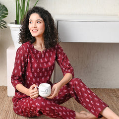 Ichaa Pure Cotton Night Suit
