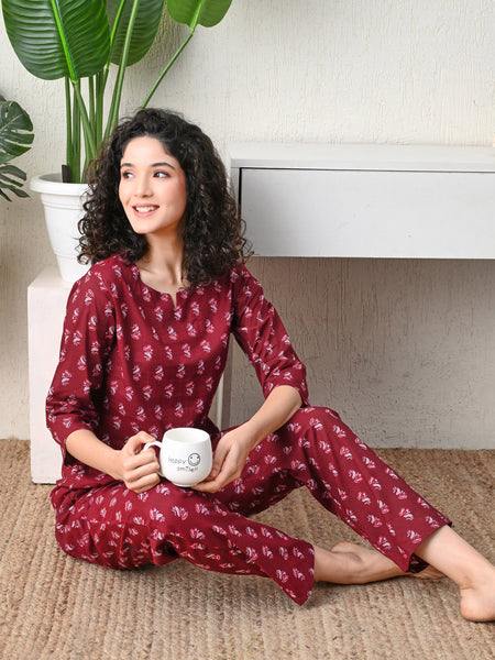 Ichaa Pure Cotton Night Suit