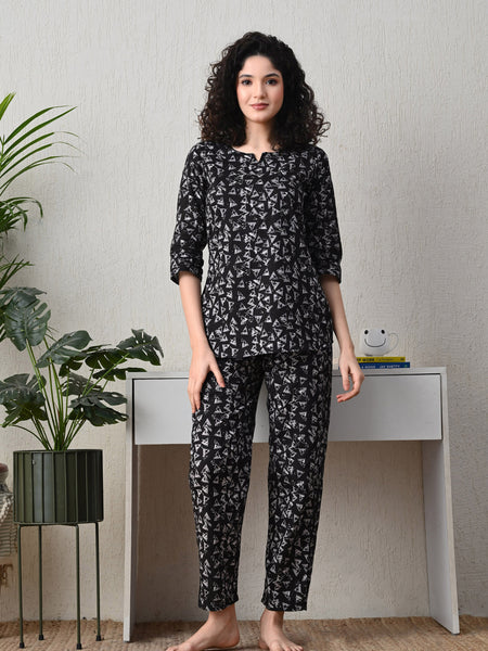 Ichaa Pure Cotton Night Suit